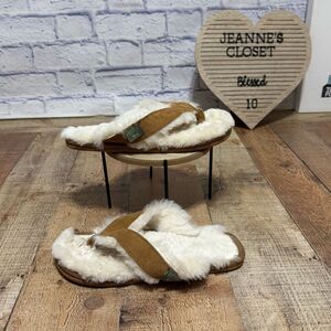 CLOUD NINE SHEEPSKIN WOMENS THONG SANDALS 9 EXTREME COMFORT BOOTBARN